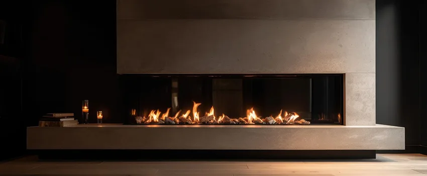 Gas Fireplace Ember Bed Design Services in Riverview, Florida