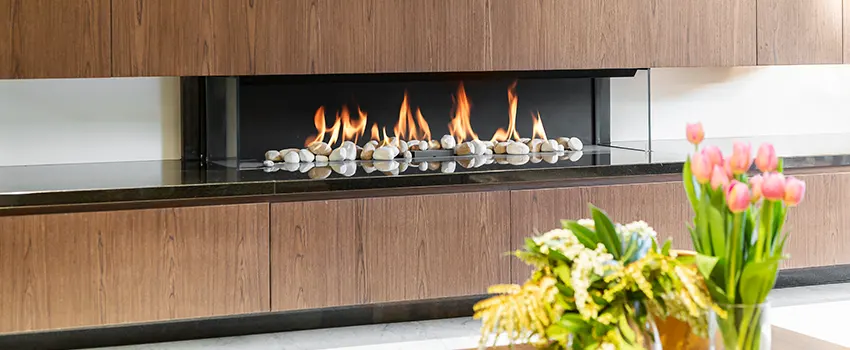 Double-height Fireplace Design Refurbishment in Riverview, Florida