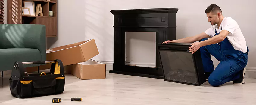 Old Rusted Metal Fireplace Repair And Replacement in Riverview, FL