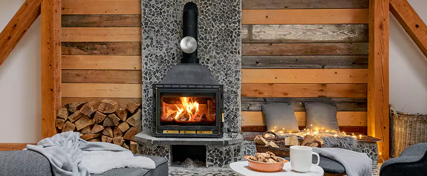 Thelin Hearth Products Direct Vent Gas Stove Fireplace Inspection in Riverview, Florida